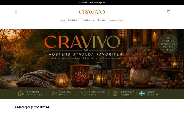 Cravivo Shop storefront