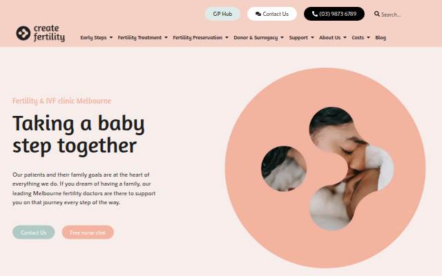 Create Fertility – Science + Love storefront