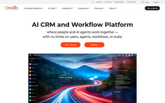 AI CRM and Workflow Platform storefront