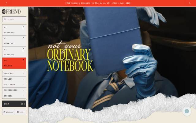 Creator storefront