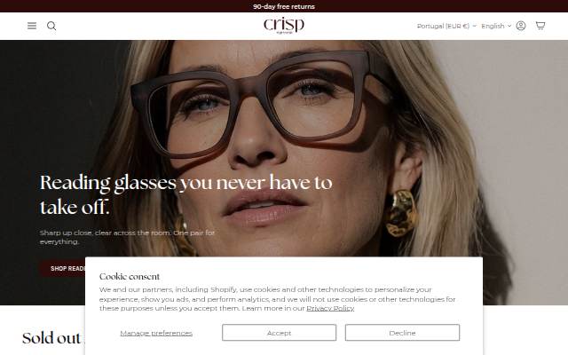 Montra da Crisp Eyewear