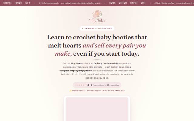Escaparate de Crochet Baby Booties Patterns (Beginner