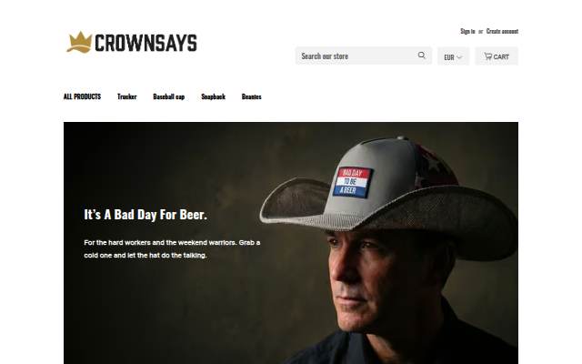 Crownsays storefront