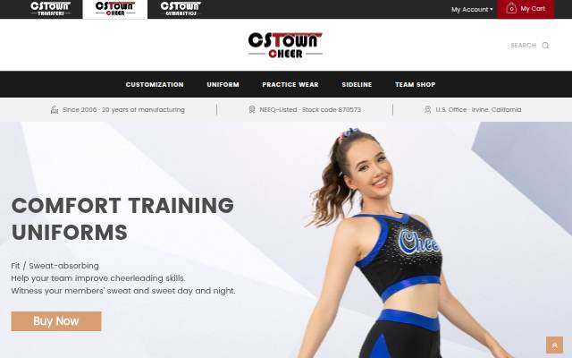 cheerleading uniform,cheerleader costume storefront