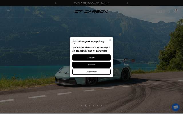 CT Carbon storefront