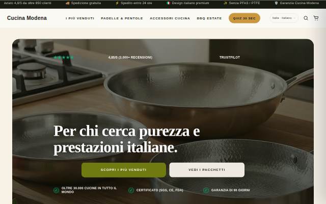 Cucina Modena storefront