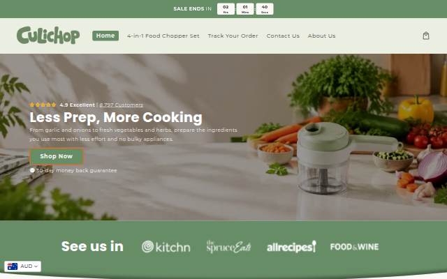 Startseite von Culichop