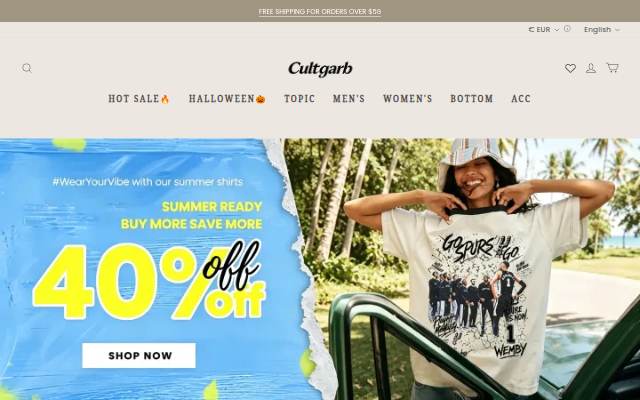 Cultgarb storefront