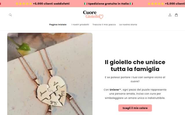 Cuore Gioiello storefront