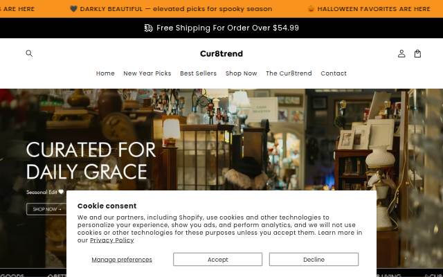 cur8trend storefront