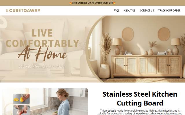 Stainless Steel Kitchen Cutting Board storefront