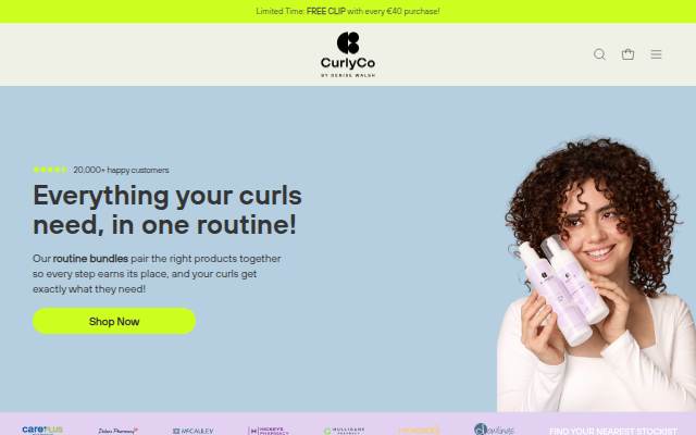 CurlyCo by Denise Walsh storefront