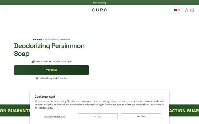 Escaparate de CURO®