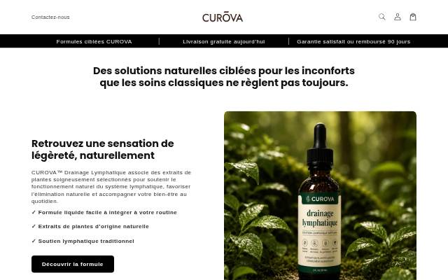 CUROVA storefront
