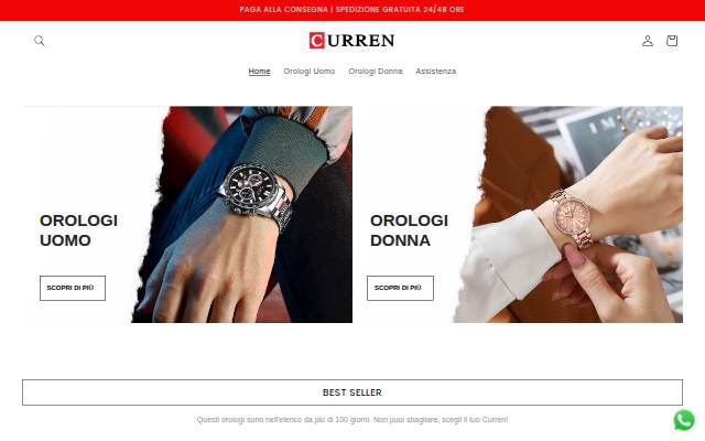 Curren Italia storefront