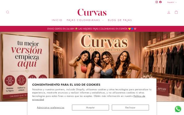 CURVAS storefront
