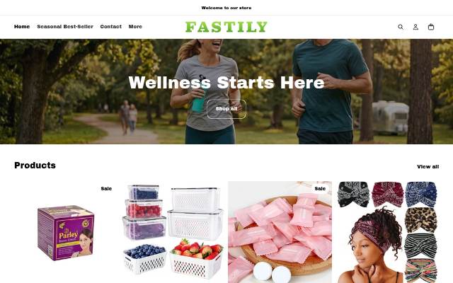 Fastily storefront