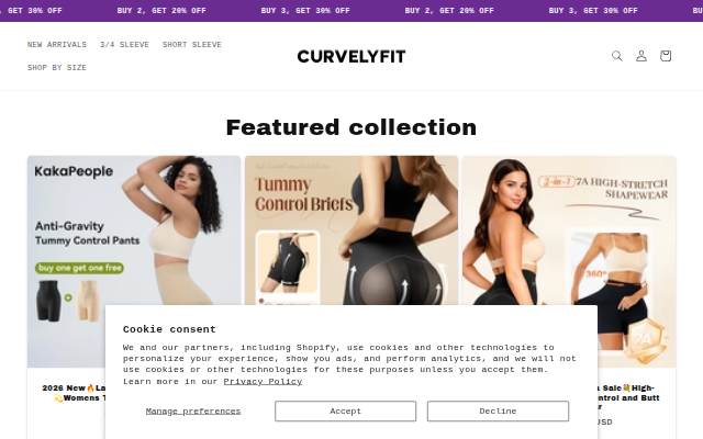Vitrine de curvelyfit