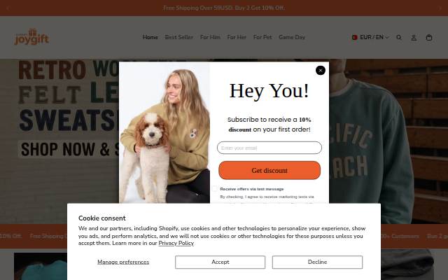 customjoygift storefront