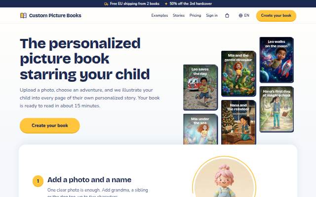 Escaparate de Custom Picture Books
