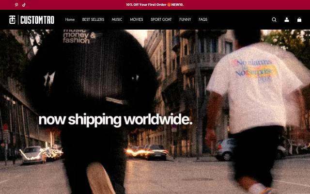 CUSTOMTRO storefront