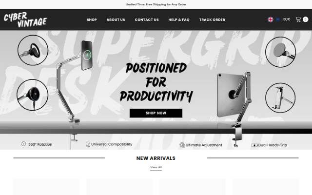 Cyber Vintage storefront