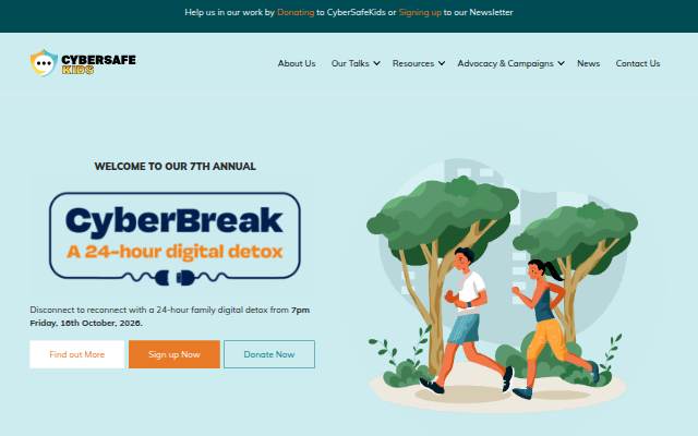 Startseite von CyberSafeKids