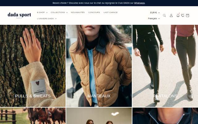 Dada Sport storefront