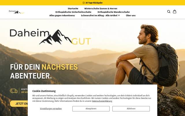 DaheimGut storefront