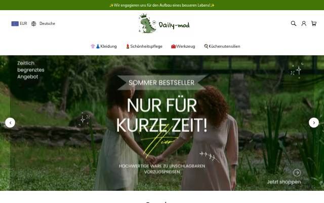 Daily-mod storefront