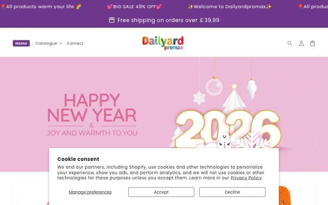 dailyardpromax.co.uk storefront