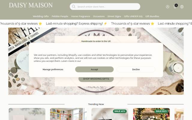 Daisy Maison storefront