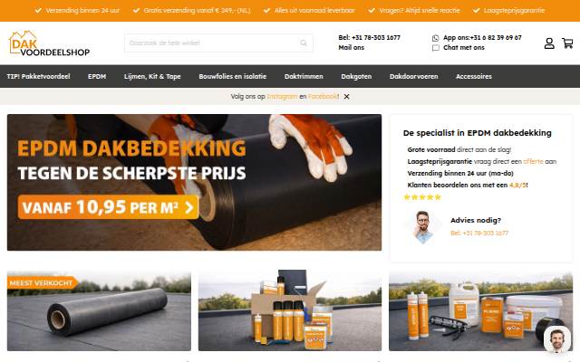 Montra da De specialist in EPDM dakbedekking