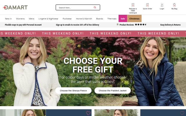 Stylish &amp; comfortable ladies clothing, shoes &amp; thermals storefront