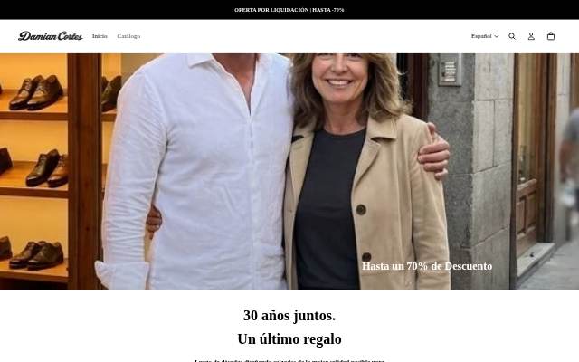 Damian Cortes storefront