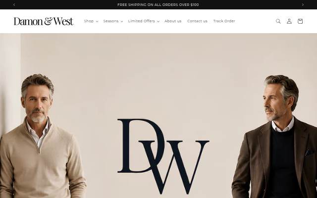 Damon &amp; West storefront