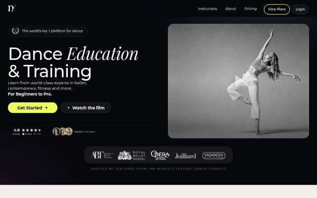 DANCE MASTERCLASS storefront