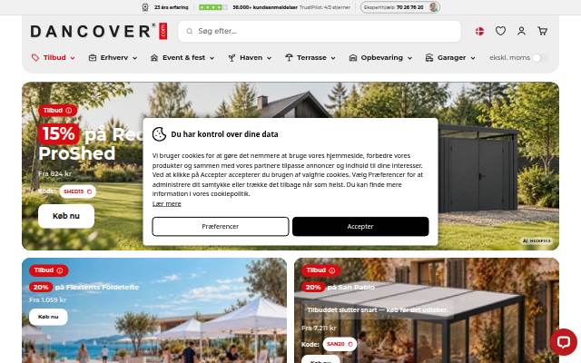 Dancover-dk storefront