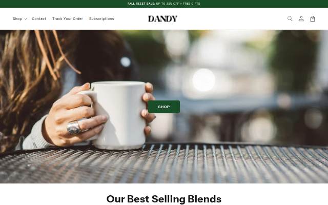 DANDY storefront