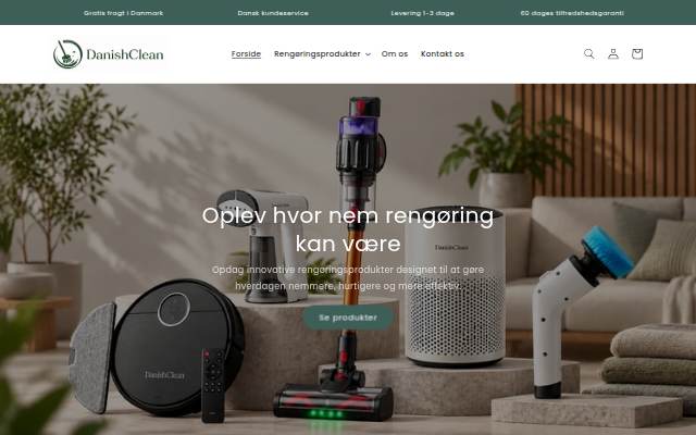Danish Clean ApS storefront