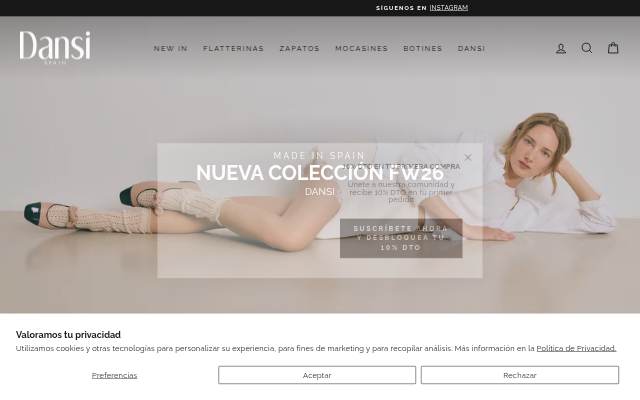 Dansi® | Zapatos de mujer storefront