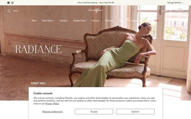 Dantўўase storefront