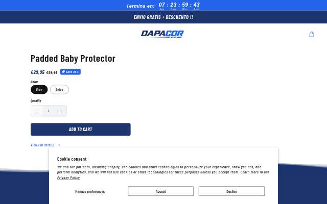 DapaCor storefront