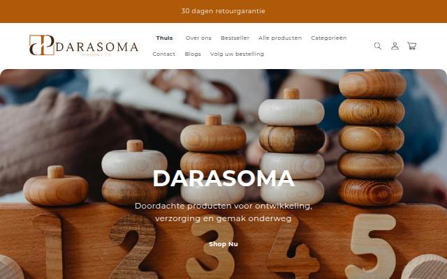 Darasoma products storefront