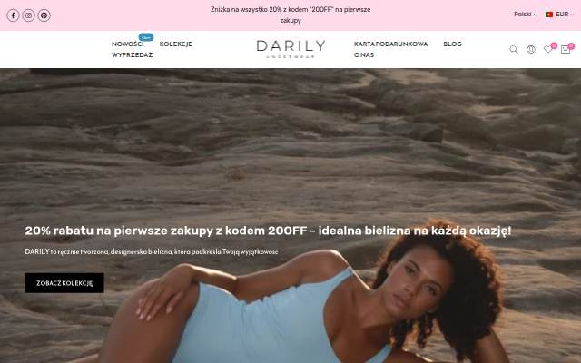 Darily Underwear storefront