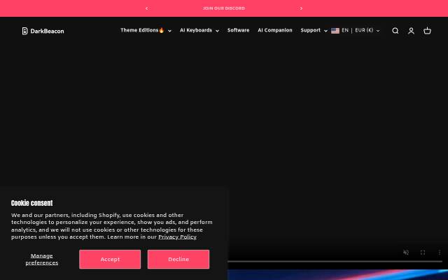 DarkBeacon storefront