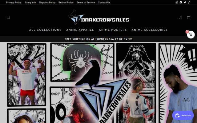 Dark Crow Sales storefront