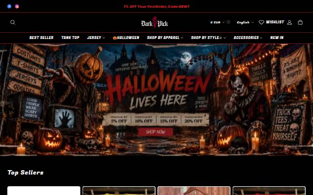 darkpick storefront