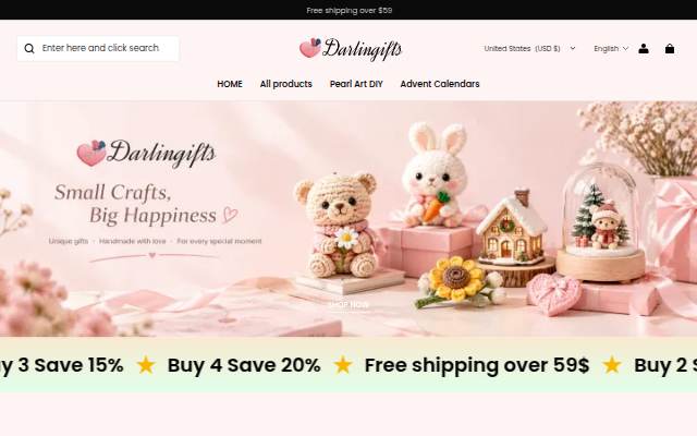 Darlingifts storefront