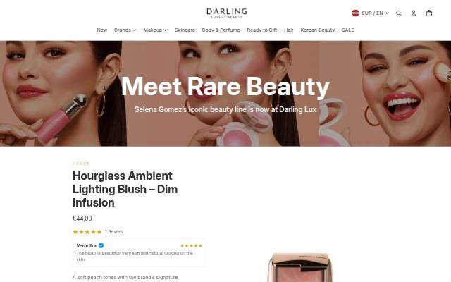 Montra da Darling Luxury Beauty